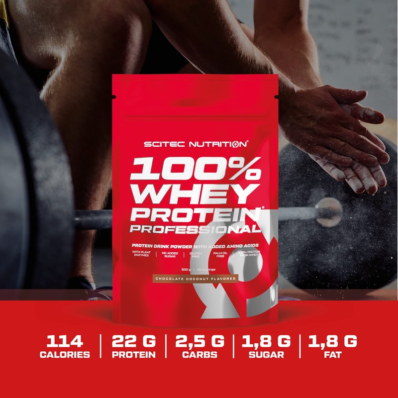 Scitec Nutrition 100% Whey Protein Professional – Enhanced with Extra