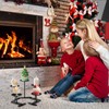 Adjustable Candelabra Candle Holder: 5 Candle Iron Candelabra Fireplace Candle
