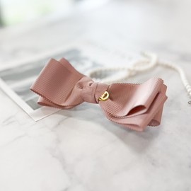 (3 types) Burnaby soft pastel ribbon hairpin violet 10cm / (3종) 버나비 소프트 파스텔 리본 헤어핀 바이올렛  10cm