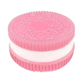 Biscuit Stress Relief Toy,Pinching Sandwich Simulation,Ultra-Soft Decompression Venting Toy Fun and Effective Stress Relief for All Ages Perfect for Home Office or Travel (Pink) - Color: Black