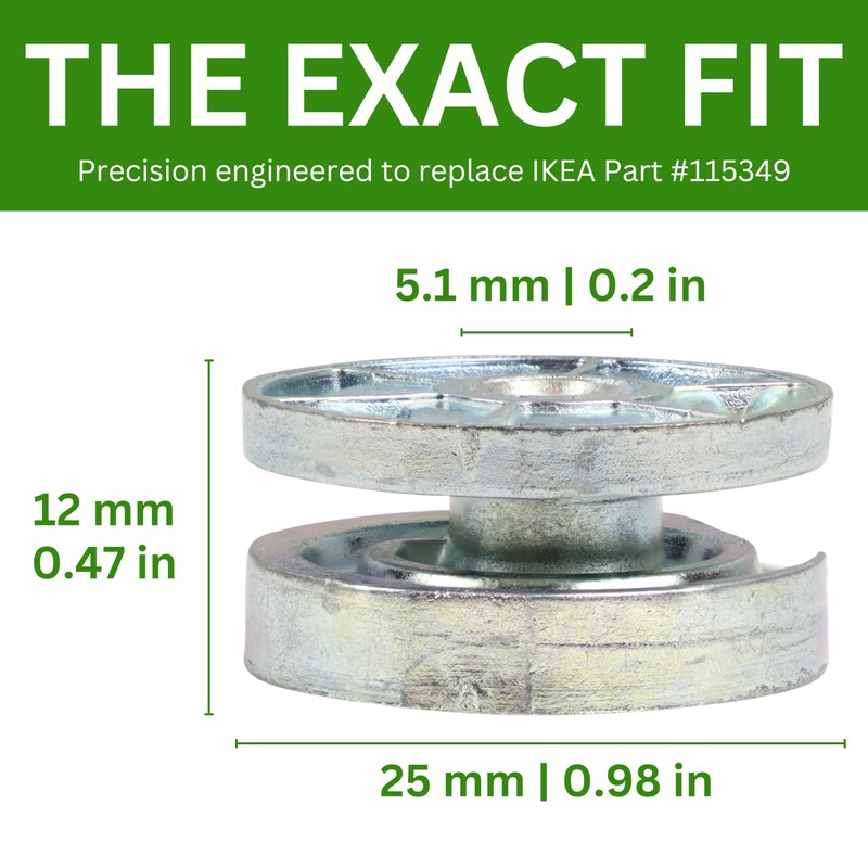 Spare Hardware Parts Wheel Lock for IKEA MALM (IKEA Part