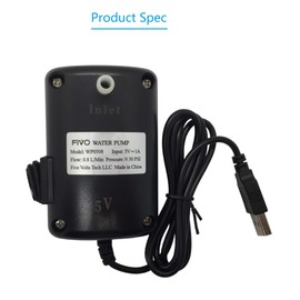 FIVO Powered Sprayer Pump and Battery to Upgrade Lawn and Garden Sprayer to Powered Sprayer (DIY kit 5000 mAh)
