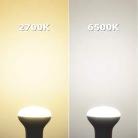 LVWIT LED Reflektor E27 R63, 806 lm, Warmweiß 2700K, 8W ersetzt 60W Glühbirne, matt (6er Pack)