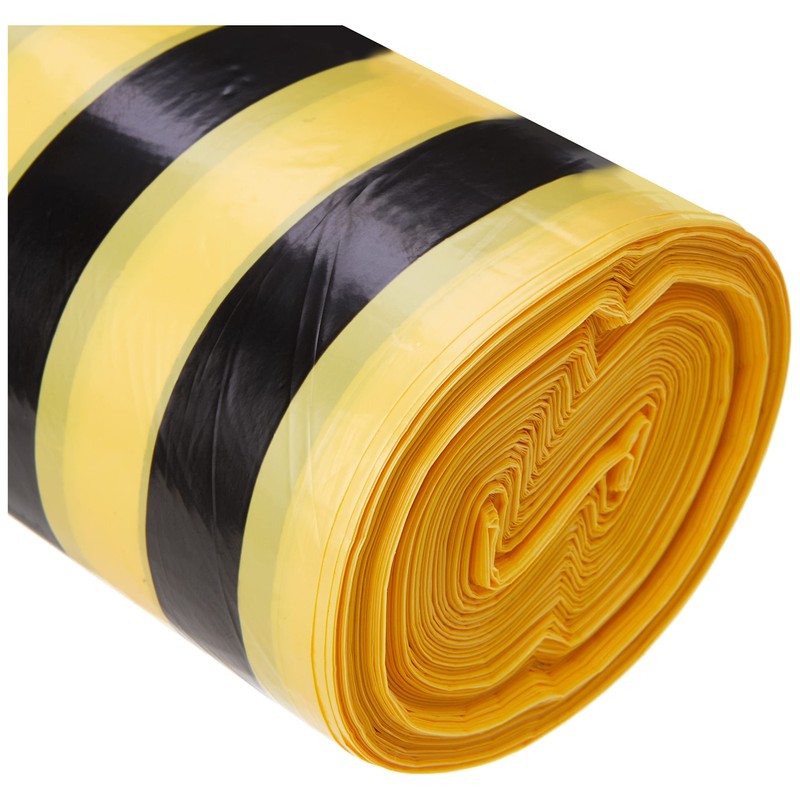 Hanfare TSYB/2 Tiger Stripe Clinical Bin Liners Yellow 20 L