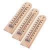 CAXUSD Professional Wall Thermometer Pcs Wooden Room Thermometers Accurate Temperature