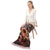 XINYUN - Bufanda de moda para mujer con borla impresa