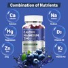 Calcium Magnesium Zinc Gummies with Vitamin D3 & K2 for