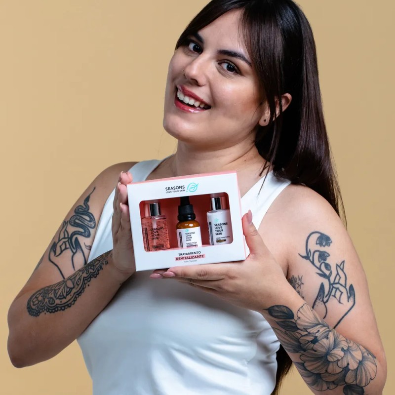 Kit Skincare Facial Tratamiento Revitalizante Seasons