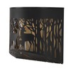 Outdoor Wall Light Solar Powered Wall Mounted Plastic and Iron