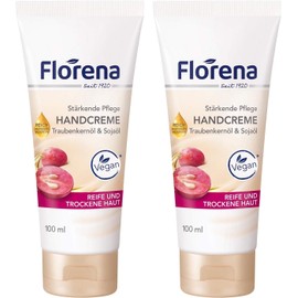 Crema de manos con aceite de semilla de uva y aceite de soja 2x100 ml I Alemania