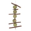 Rabbit Hanging Chew Toys Wood Grass Ball String Loofah Carrot