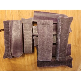 QT Shopping LLC Himalayan Yak Bones - Blueberry Flavor Dog Chews for Dogs - 3-4" long, 10 Chews!