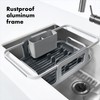 OXO Good Grips Extendable Over-The-Sink Aluminum Drying Dish Rack