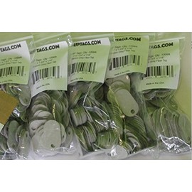 145P Tags 500 w/BONUS-50 PACK Telecom Grey Data & Power Cable Fiber ID 145PTags QTY 500 plus 50 with cord attached