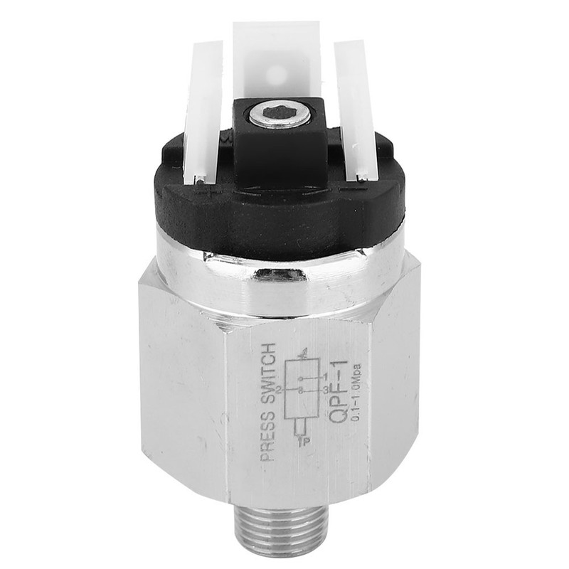 Adjustable Pressure Switch G1/8in NC/NO 0.1~1Mpa Switch AC220V 48VAC/DC