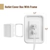 Bates Extra Large Baby Safety Outlet Box, Plug Covers for