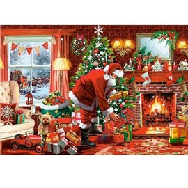 Castorland Puzzle 1500 pieces: Livraison spéciale du Père Noël