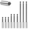 Drill Bit Holder 2.4/3/6’’, Drill Bit Extension 9 Pcs, Magnetic
