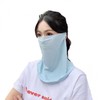 Multi-Sport UV Protection Face Mask - Golf, Cycling & Running Sun Shield 157063 One Size/Unisex Mesh Mask - Light Gray 50ea
