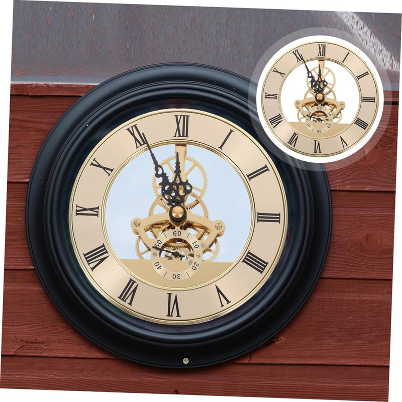 COHEALI Clock Mechanism Repair Part Metal Crystal Clock Insert with