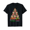 Christmas Pyjamas Shirt Santa Scottish Fold Up Christmas Tree T-Shirt,