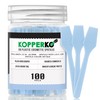 Kopperko Mini Cosmetic Spatula (2.5”, 100 Pack) - Small Plastic