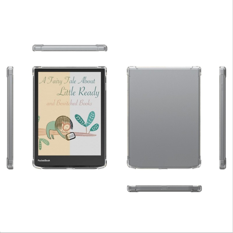 GIOPUEY Case for Pocketbook InkPad Color 2, Soft TPU Back