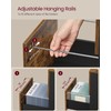 VASAGLE 2-Drawer File Cabinet, Small Rolling Filing Cabinet for Home