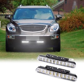 2pcs 30LEDs Car Daytime Running Light DRL Daylight Lamp with Turn Signal Indicators Lights ALKOY
