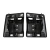 munirater 2Pcs Front Bumper Bracket Set Black Replacement for 2002-2018
