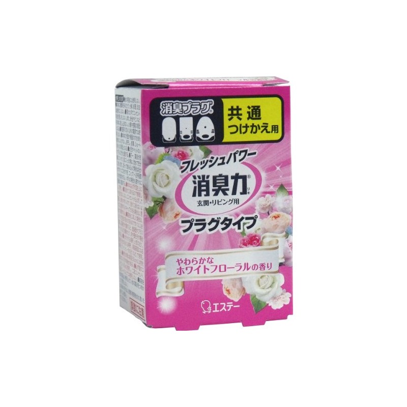 STE Deodorizing Power Plug, White Floral, Replacement x 4