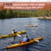 TOYMIS 2pcs Brush Gripper Anchors with 2pcs Ropes, Kayak Grip