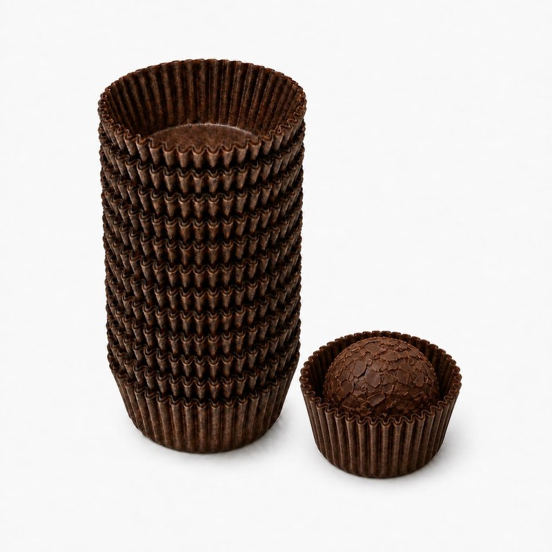#5 Brown Paper Candy Cup Cups 250 Pack Candy Making