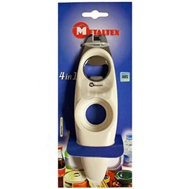 Metaltex "Ufo" Multi-Opener, Silver