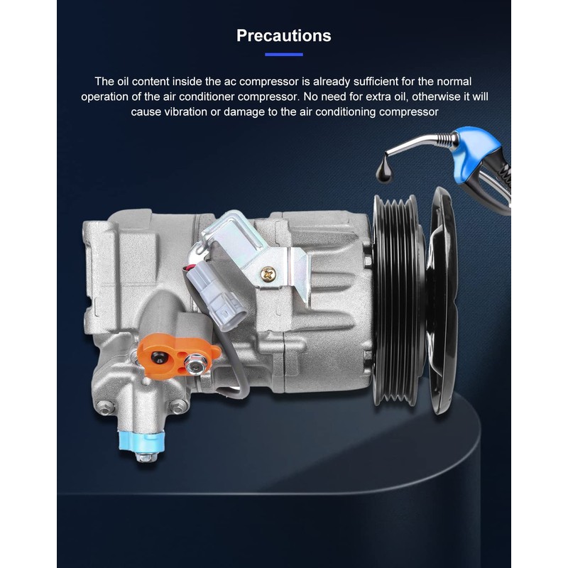 ECCPP A/C Compressor with Clutch for Scion xA xB 1.5L