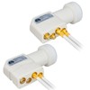 HB-DIGITAL 2x Quad LNB LNC 4 Subscriber Direct (2 Pieces)