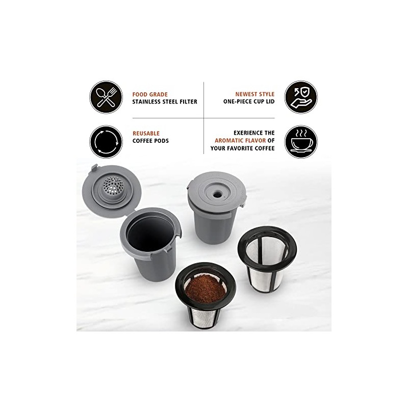 Reusable Filter Cup for Cuisinart, Compatible with Cuisinart #SS-RFC HomeBarista