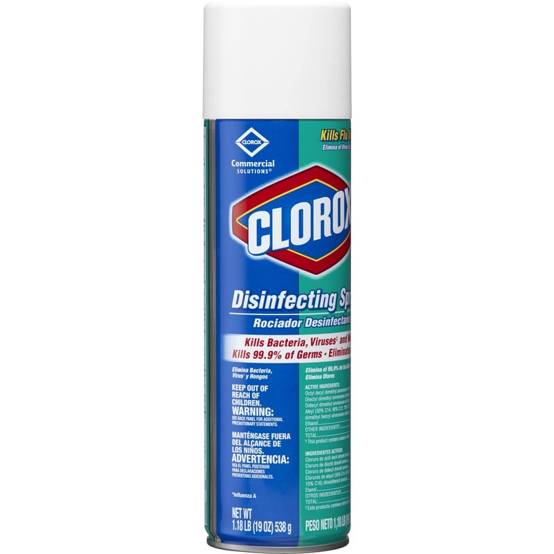 Clorox Disinfectant Spray, 19 Ounce, 1 Each
