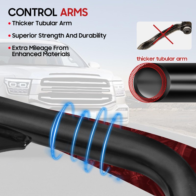 2-4" Front Upper Control Arm for Ram 1500 2006-2022, Suspension