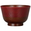 Canoe 74530 Traditional Japanese Color Lacquer Soup Wan, 11.2 fl