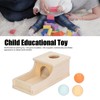 Children Educational Toy Multifunctional Composite Wood Parent Child Pitching Simulation