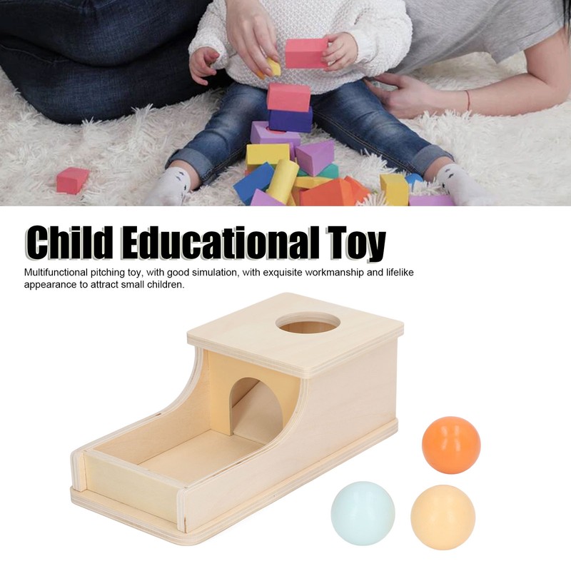 Children Educational Toy Multifunctional Composite Wood Parent Child Pitching Simulation