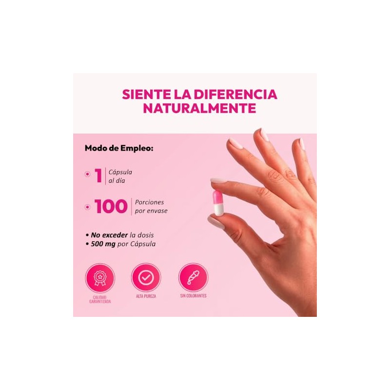 NATSA Biotina con Colágeno y Ácido Hialurónico 100 Cápsulas