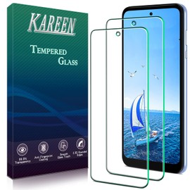 KAREEN (2 Pack) Designed for Motorola Moto G Power 2022 Tempered Glass Screen Protector, Anti Scratch, Bubble Free, 9H Hardness