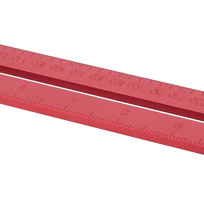 Woodworking Scriber 270mm Aluminum Alloy Angled Ruler Line Scribing Marking
