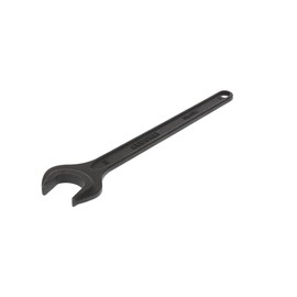 GEDORE Single Open-Ended Spanner 36 mm with Hanging Hole, Vanadium Steel, Anti-Glare Look, Manganese Phosphated, According to DIN 894