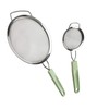 Fackelmann Sieve Ecolution Set, Eco-Friendly Kitchen Utensils with Ergonomic Handle,