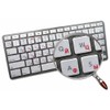 Russian Cyrillic Sticker for Keyboard with RED Lettering ON Transparent