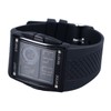 Digital Sport Watch Waterproof Stopwatch PU Leather Strap LED Luminous