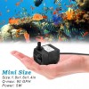 DOMICA 90 GPH Mini Submersible Pump, Small Fountain Pump (5W